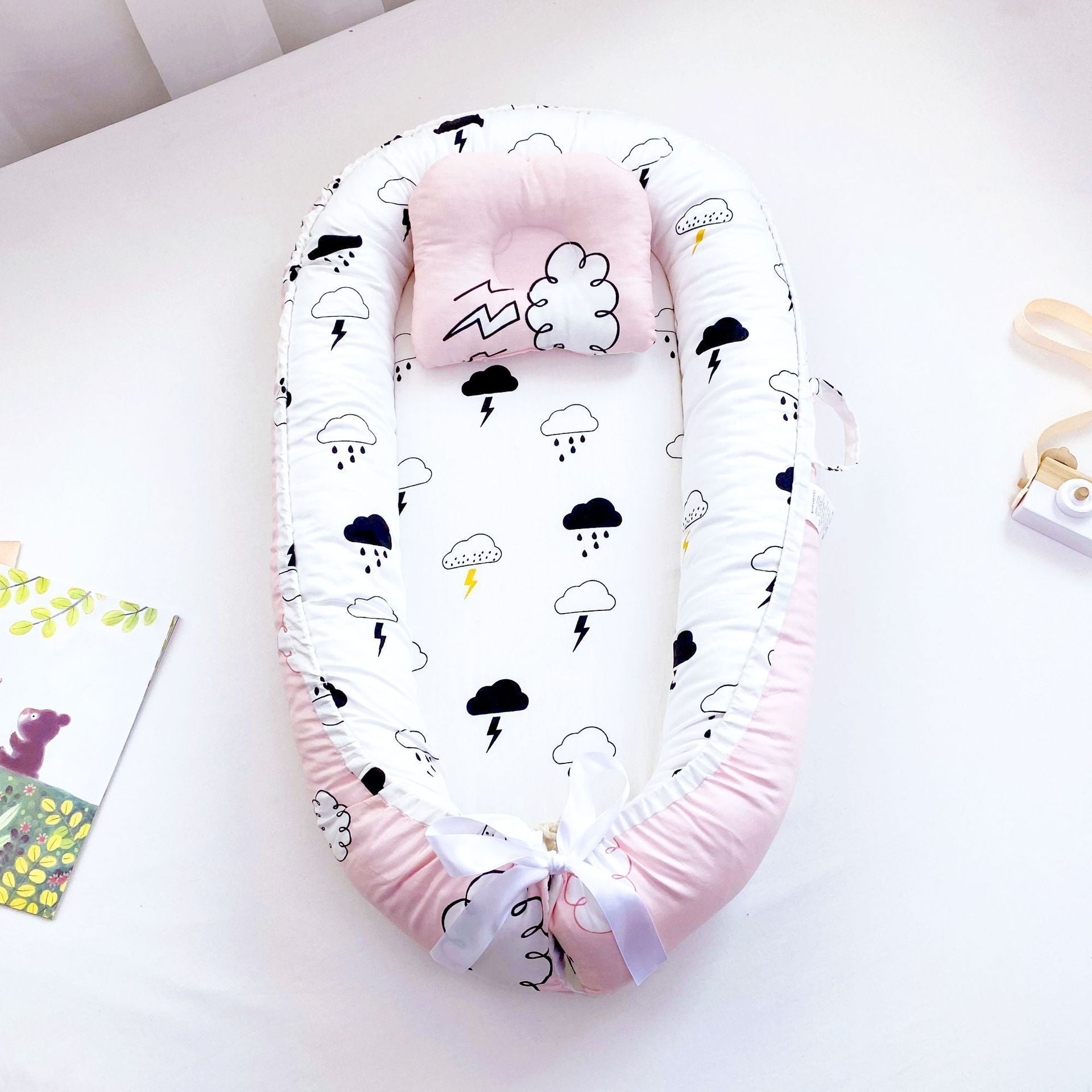 Pure Cotton Baby Nest Bed