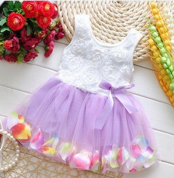 Korean Summer Dress for Girls - Petal Design.