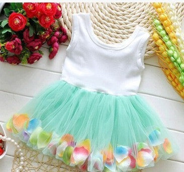 Korean Summer Dress for Girls - Petal Design.