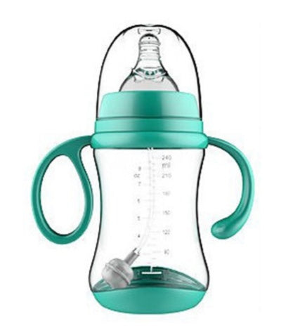 Silicone baby feeding bottle