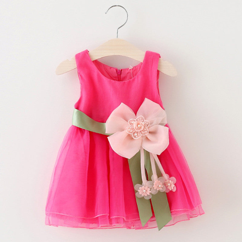 New Summer Sleeveless Dress for Girls