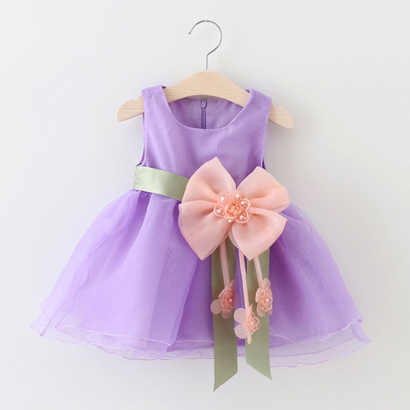 New Summer Sleeveless Dress for Girls