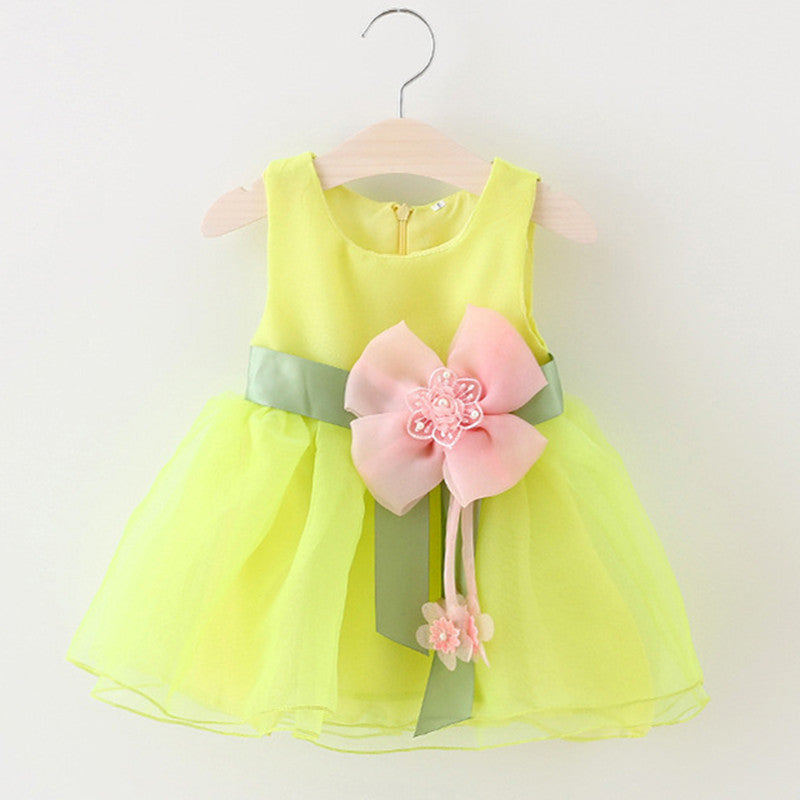 New Summer Sleeveless Dress for Girls