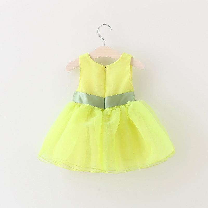 New Summer Sleeveless Dress for Girls