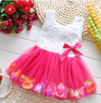 Korean Summer Dress for Girls - Petal Design.