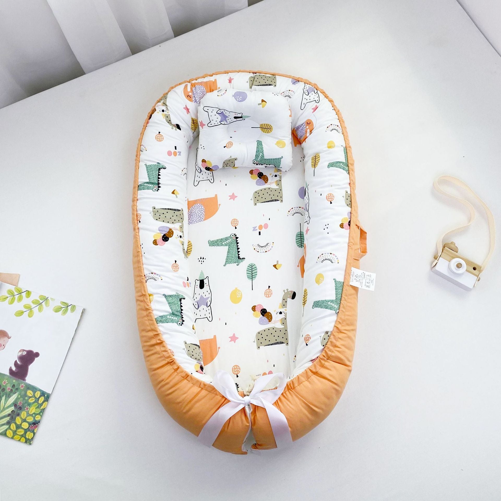 Pure Cotton Baby Nest Bed