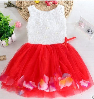 Korean Summer Dress for Girls - Petal Design.