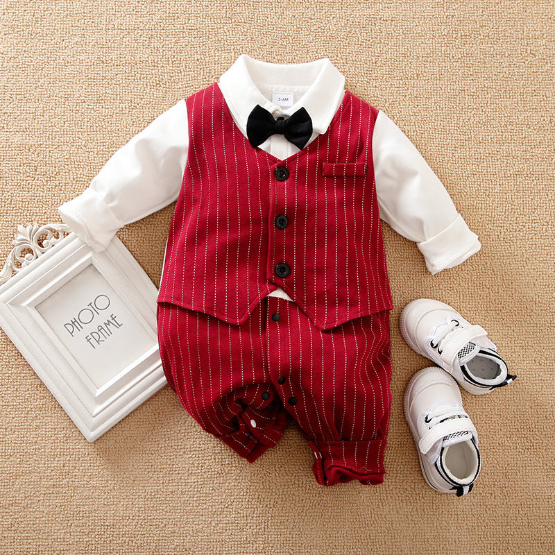 Charming Baby Boy Gentleman Jumpsuit